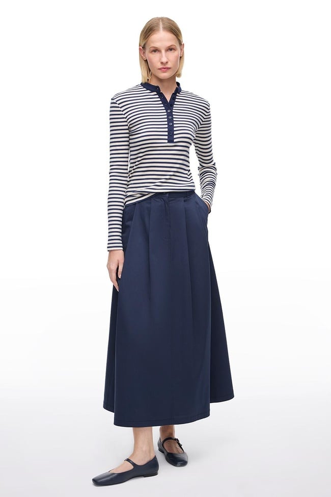  Nebula Ekru Renk Rahat Kalıp Bisiklet Yaka Takma Kol Tişört