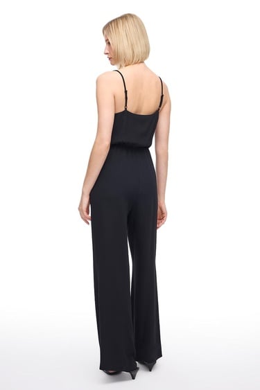  Siyah Echos Regular Fit Uzun Boy Tulum