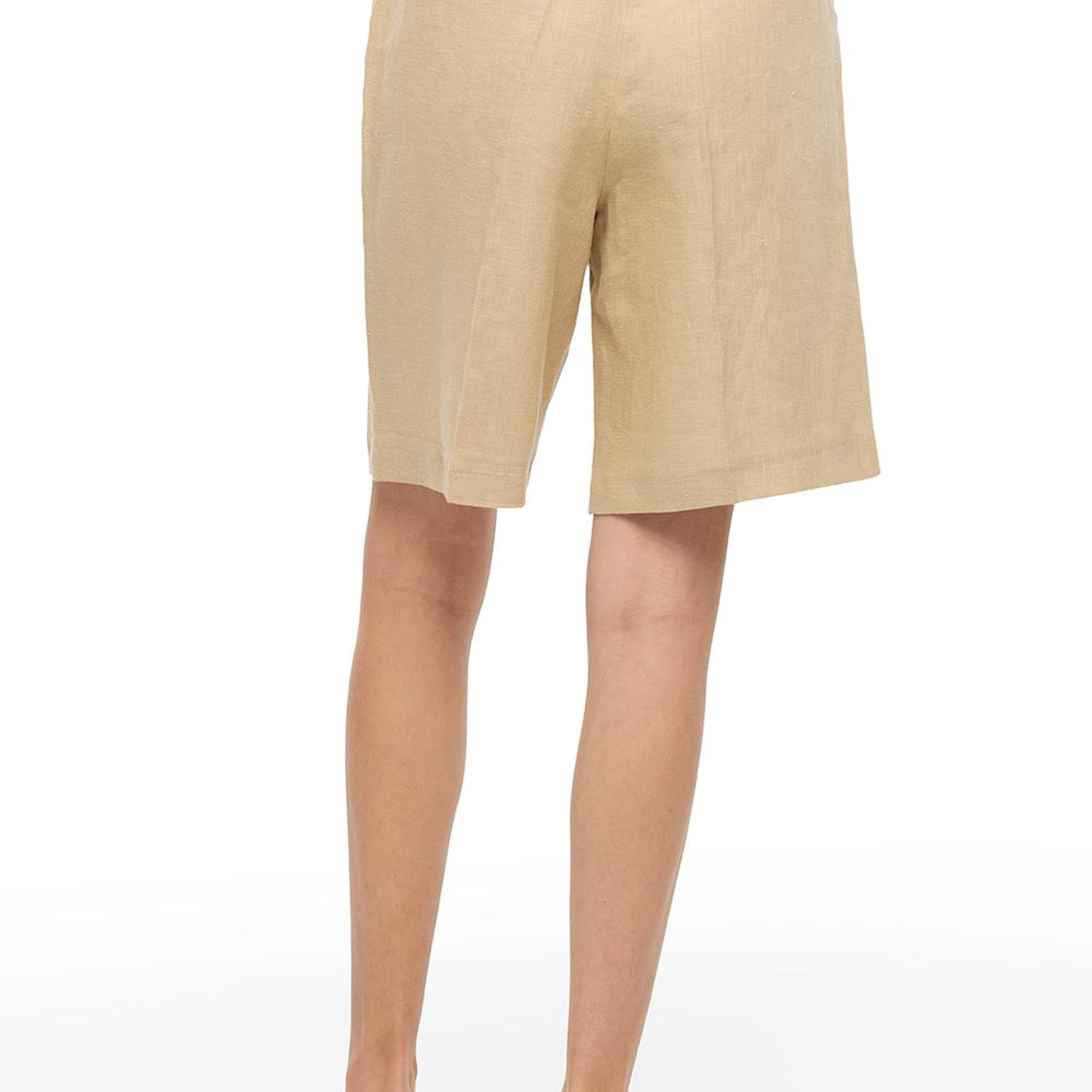 Devetüyü Holas Regular Fit Yüksek Bel Diz Üstü Şort