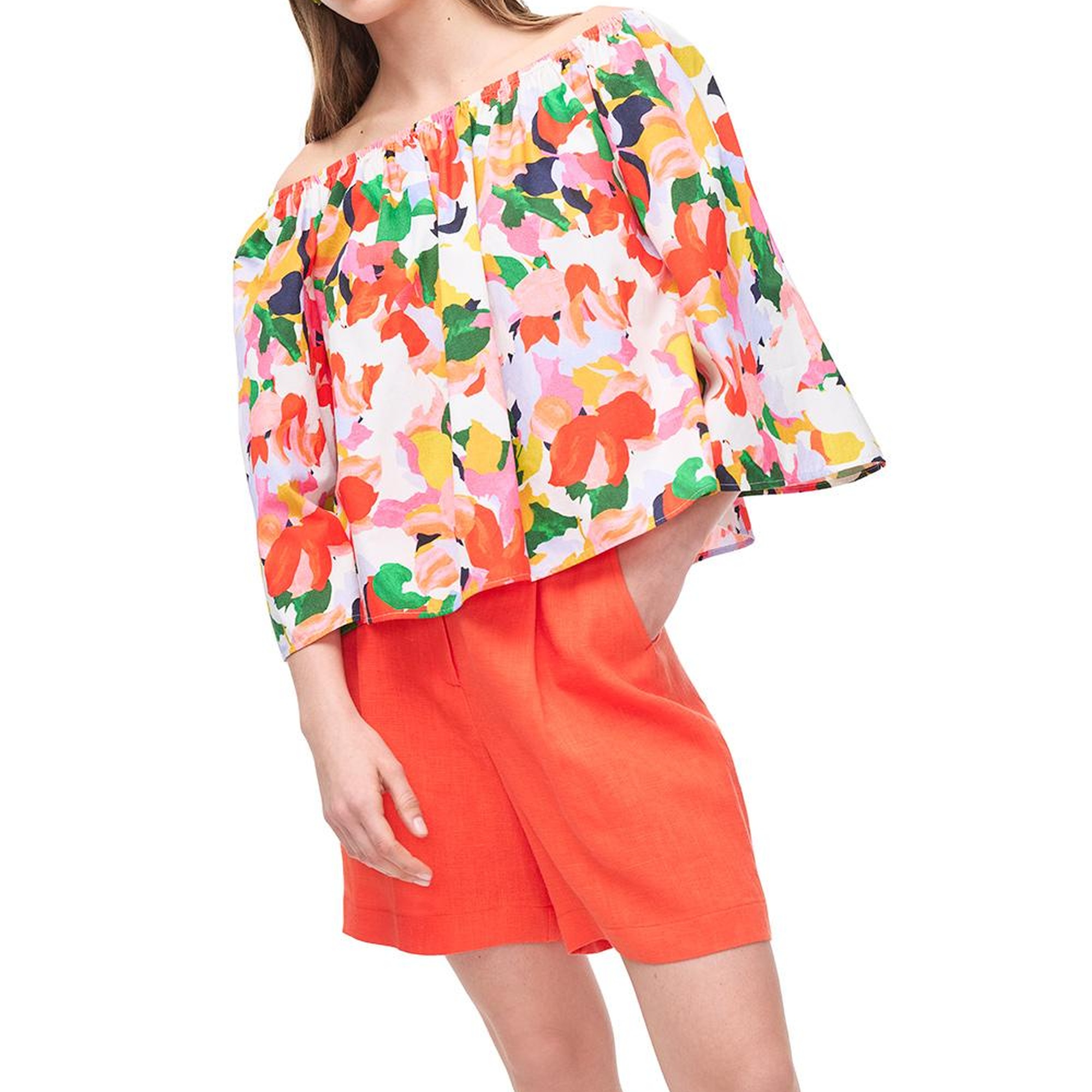 Mercan Holas Regular Fit Yüksek Bel Kısa Boy Şort