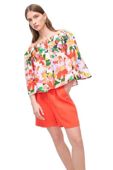  Mercan Holas Regular Fit Yüksek Bel Kısa Boy Şort