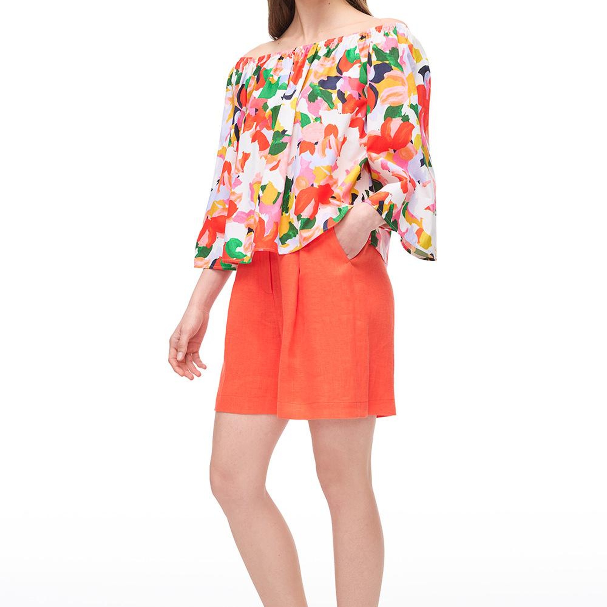 Mercan Holas Regular Fit Yüksek Bel Kısa Boy Şort