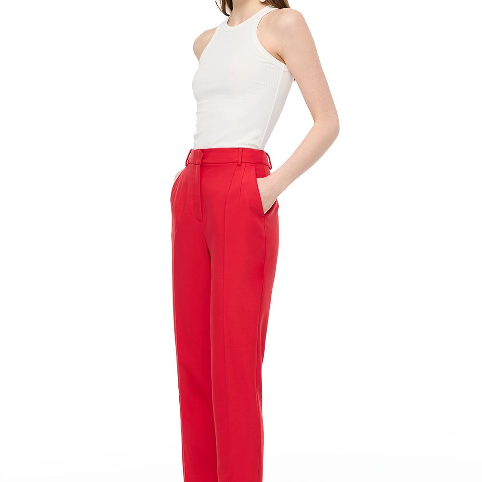 Kırmızı Dellas Pantolon