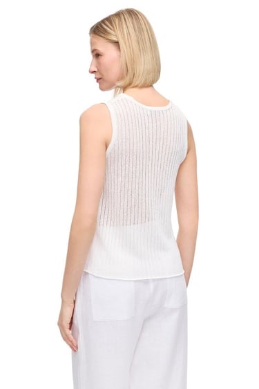  Ekru Triko Rahat Kalıp Bisiklet Yaka Triko