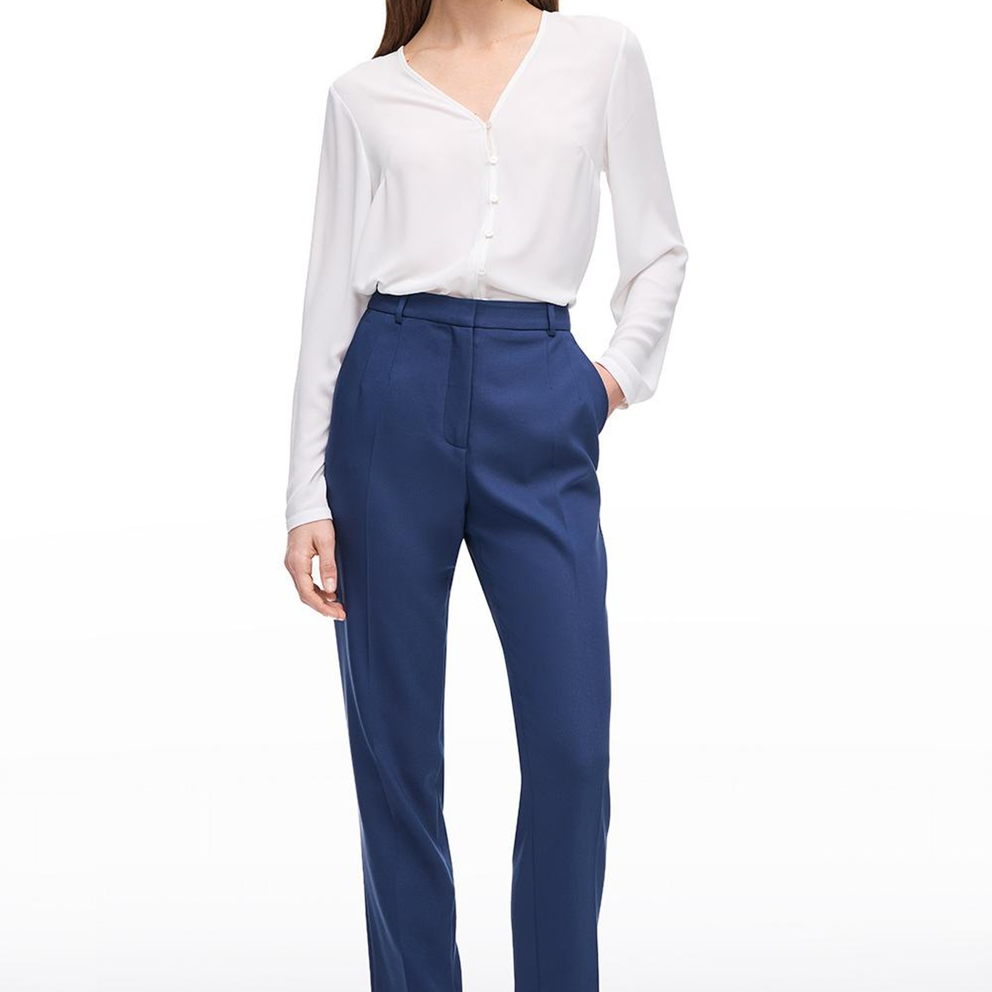 Lacivert Dellas Pantolon