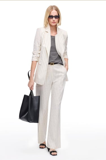  Açık Bej Josts Regular Fit Yüksek Bel Pantolon