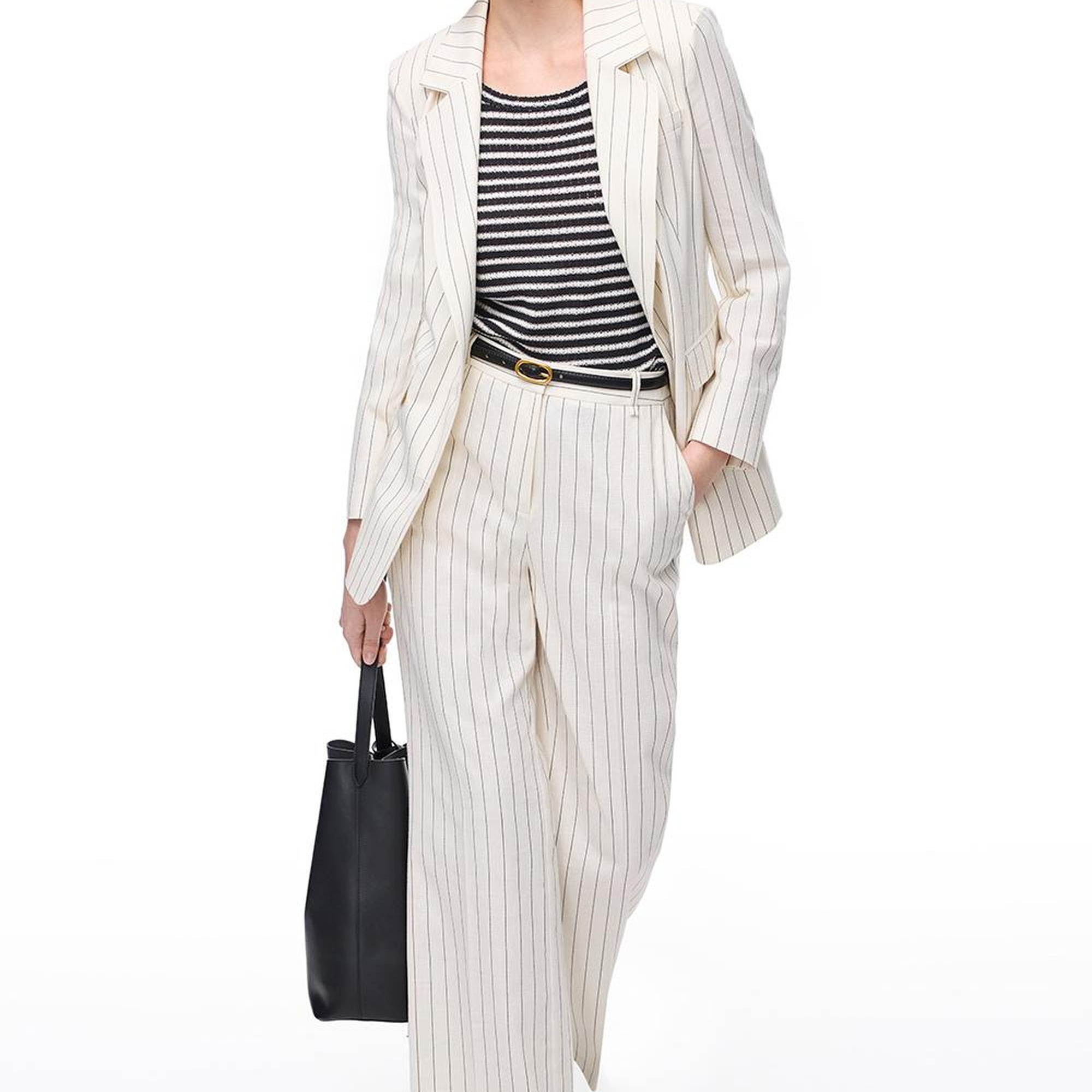 Açık Bej Josts Regular Fit Yüksek Bel Pantolon