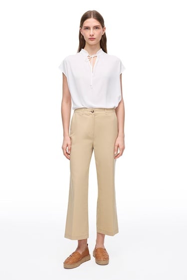  Açık Devetüyü Ginas Regular Fit Yüksek Bel Pantolon