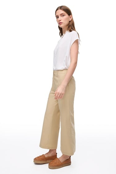  Açık Devetüyü Ginas Regular Fit Yüksek Bel Pantolon