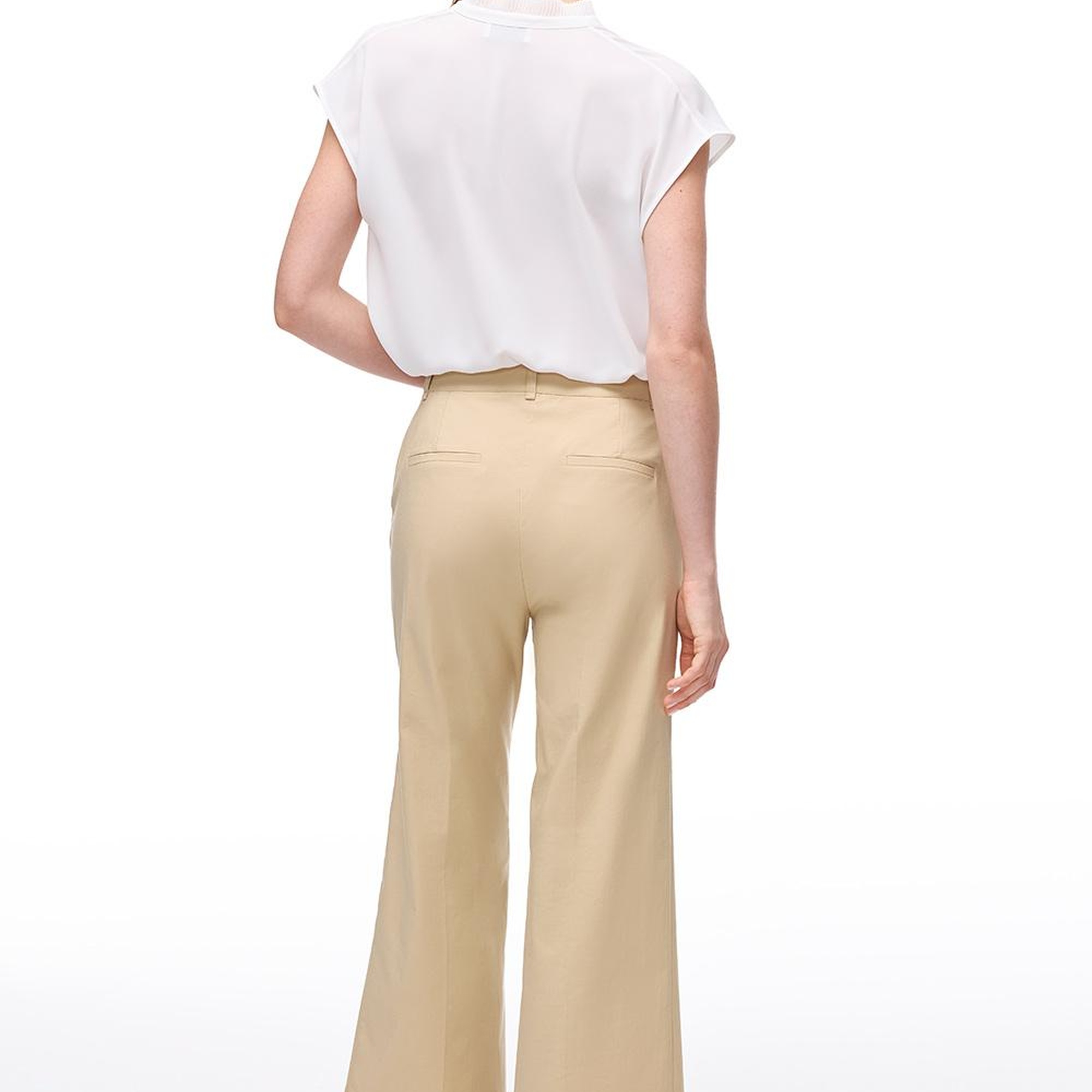 Açık Devetüyü Ginas Regular Fit Yüksek Bel Pantolon