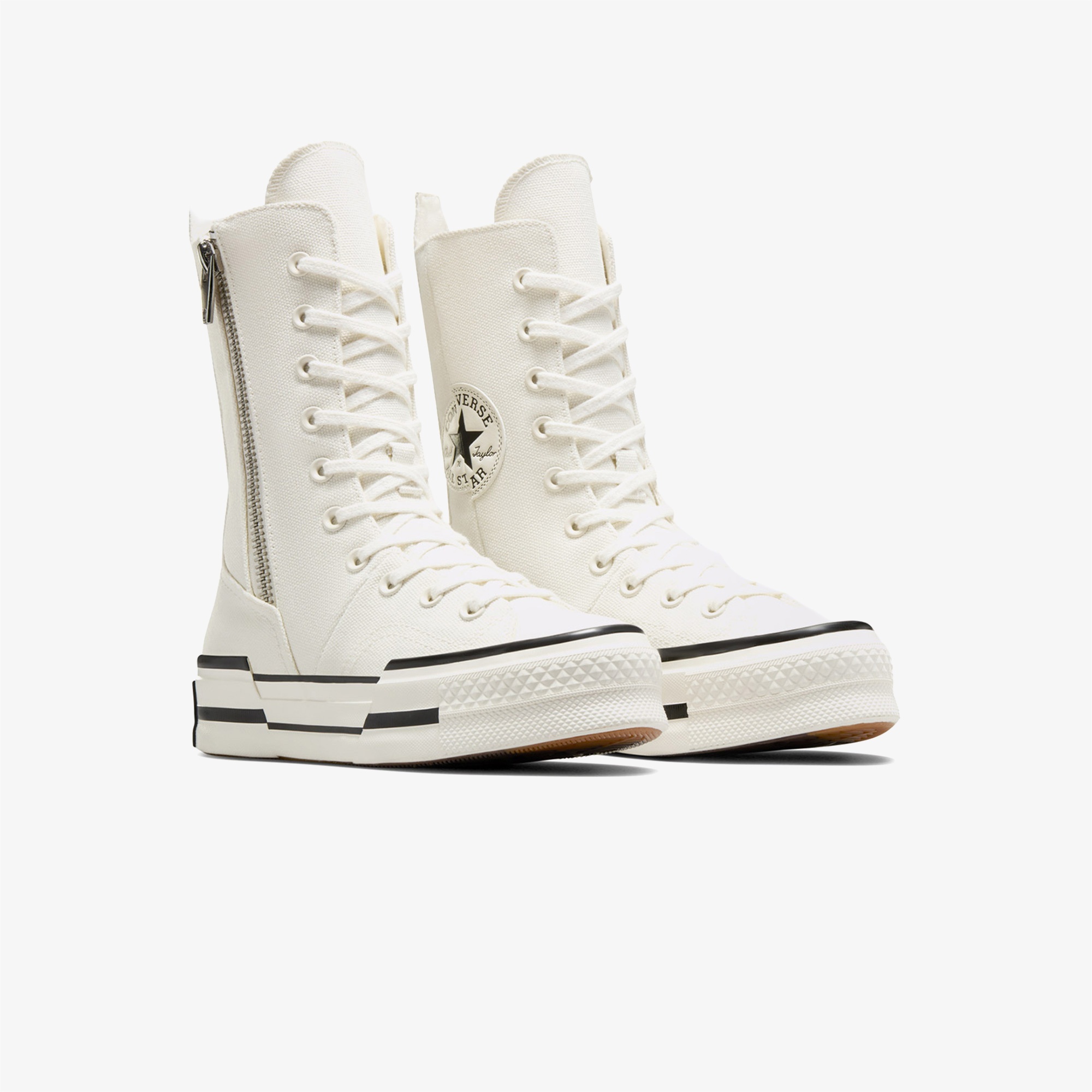 Converse Chuck 70 Plus XHi Unisex Krem Platform Sneaker
