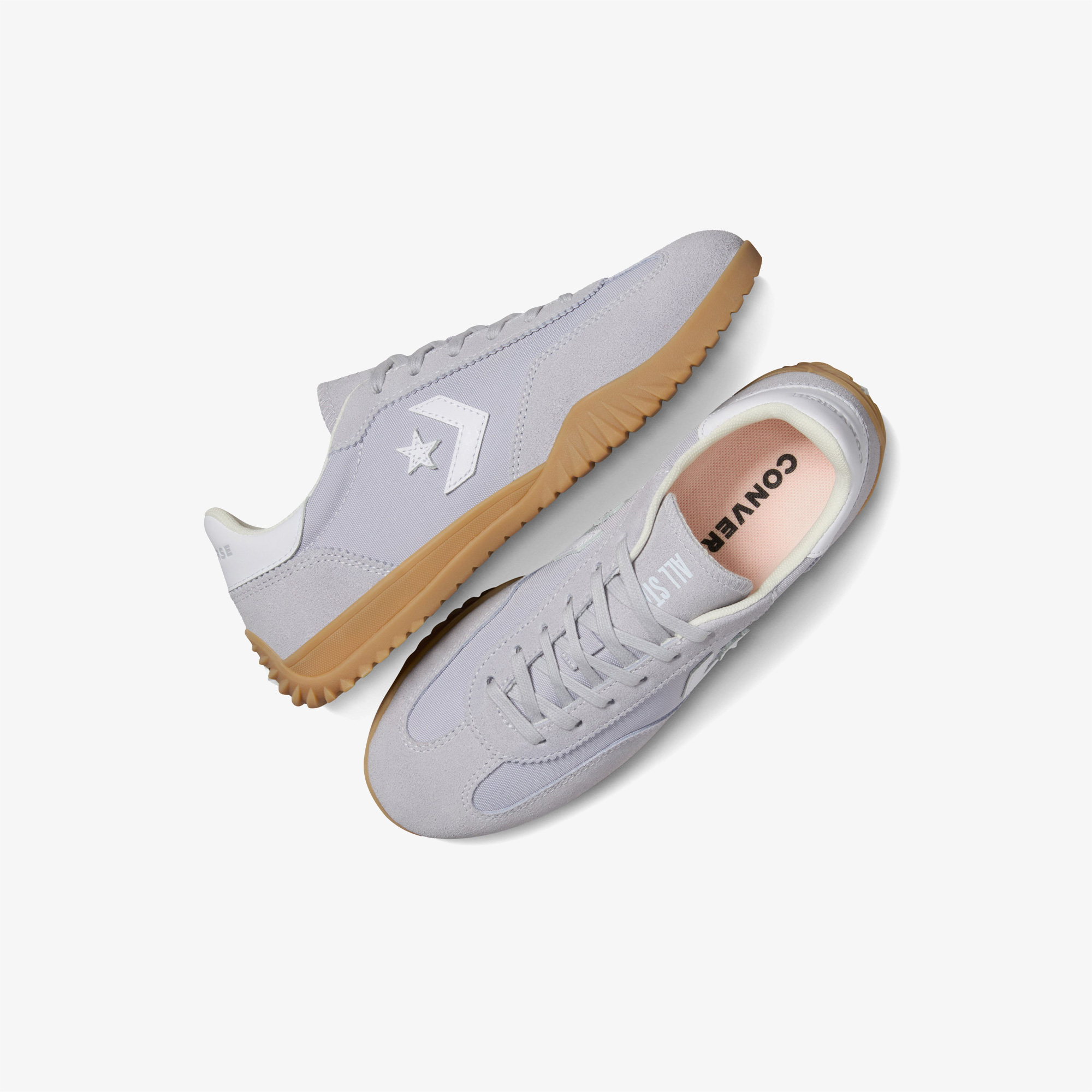 Converse Mor Converse Run Star Trainer Unisex Süet Sneaker