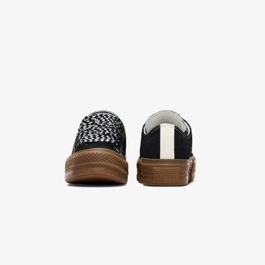  Converse Chuck Taylor All Star Lift Kadın Siyah Süet Platform Sneaker