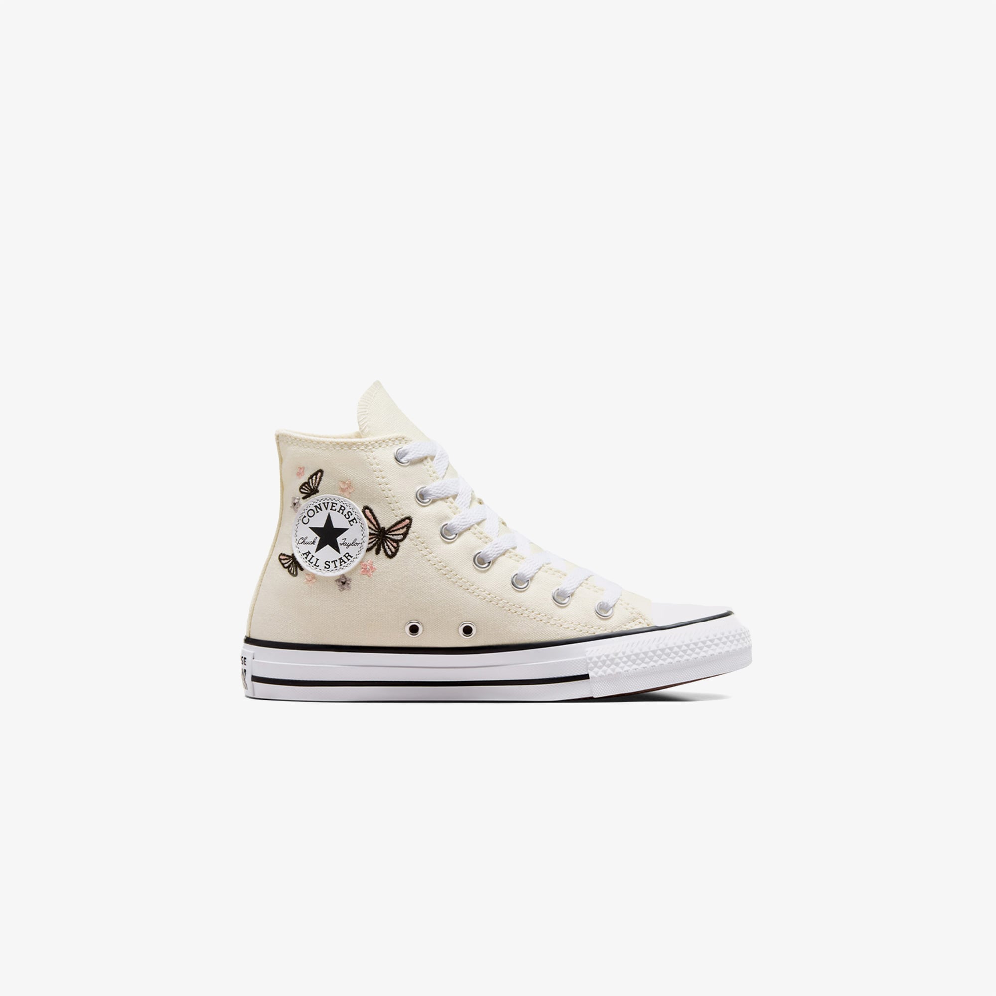 Converse Chuck Taylor All Star Butterflies Genç Ekru Sneaker