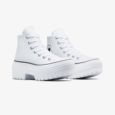  Converse Chuck Taylor All Star Lugged Heel Kadın Beyaz Platform Sneaker