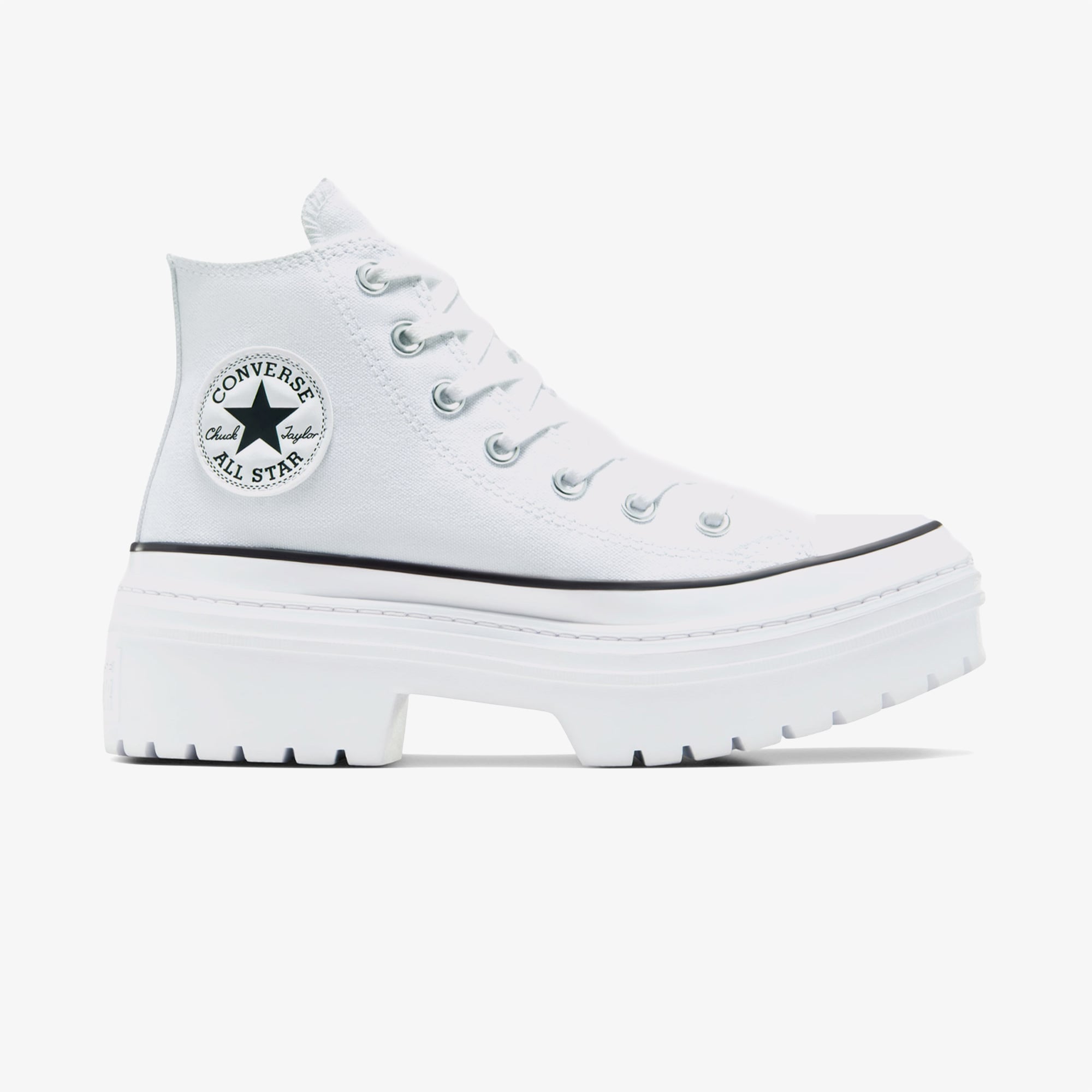  Converse Chuck Taylor All Star Lugged Heel Kadın Beyaz Platform Sneaker