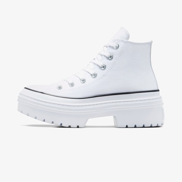  Converse Chuck Taylor All Star Lugged Heel Kadın Beyaz Platform Sneaker