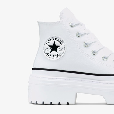  Converse Chuck Taylor All Star Lugged Heel Kadın Beyaz Platform Sneaker
