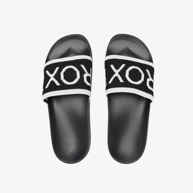  Roxy Slippy Knit Kadın Siyah Terlik