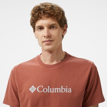  Columbia Basic Big Erkek Kahverengi T-Shirt