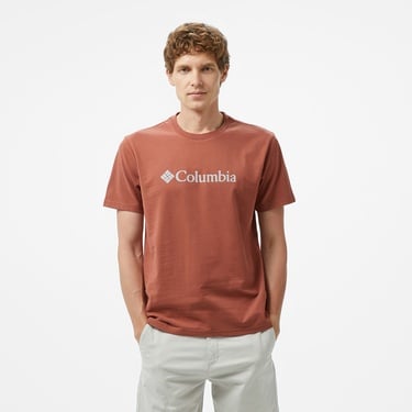 Columbia Basic Big Erkek Kahverengi T-Shirt