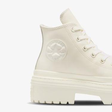  Converse Chuck Taylor All Star Lugged Heel Kadın Bej Deri Platform Sneaker
