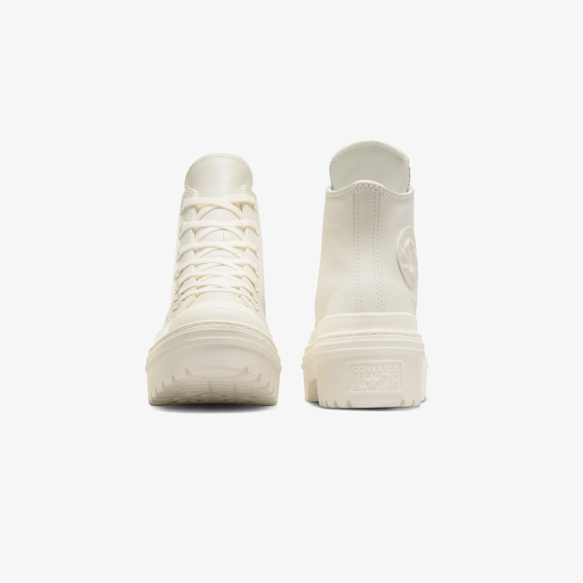 Converse Chuck Taylor All Star Lugged Heel Kadın Bej Deri Platform Sneaker