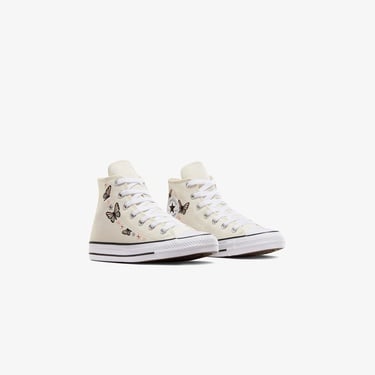  Converse Chuck Taylor All Star Butterflies Genç Ekru Sneaker