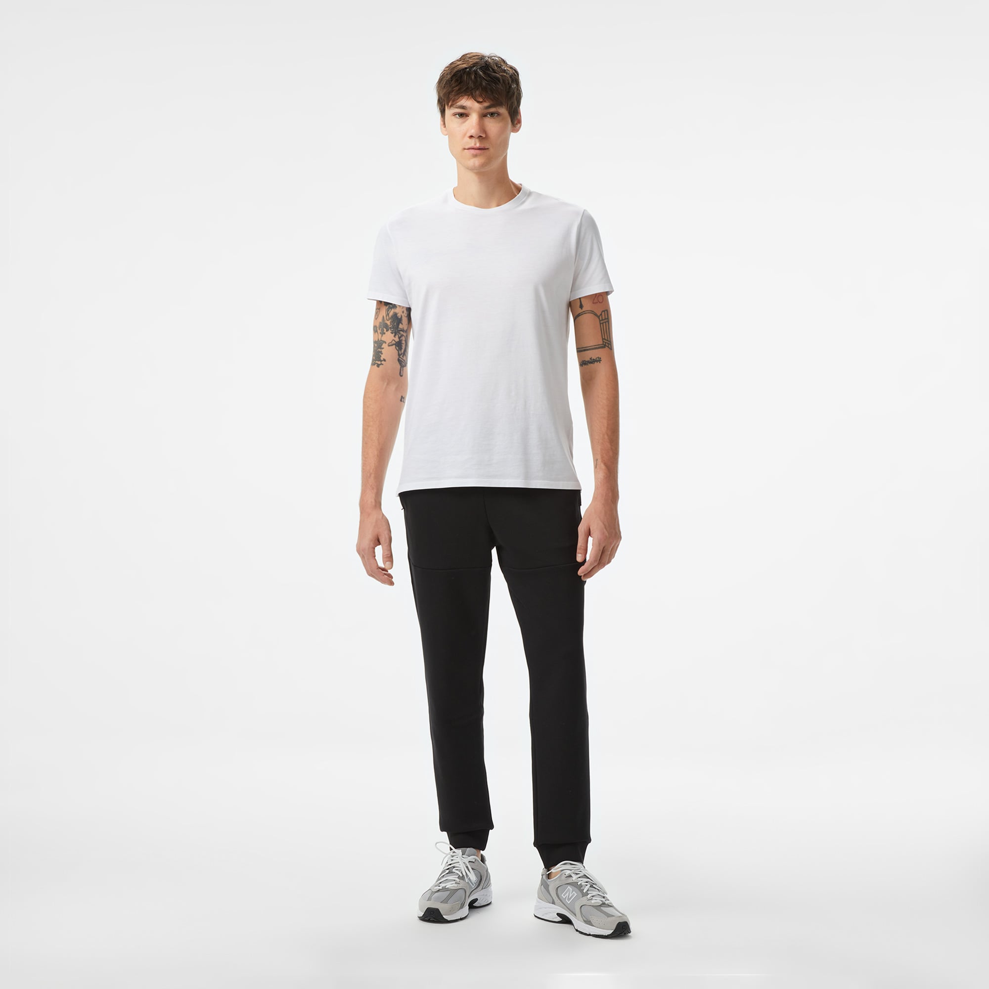  New Balance Lifestyle Erkek Siyah Eşofman Altı