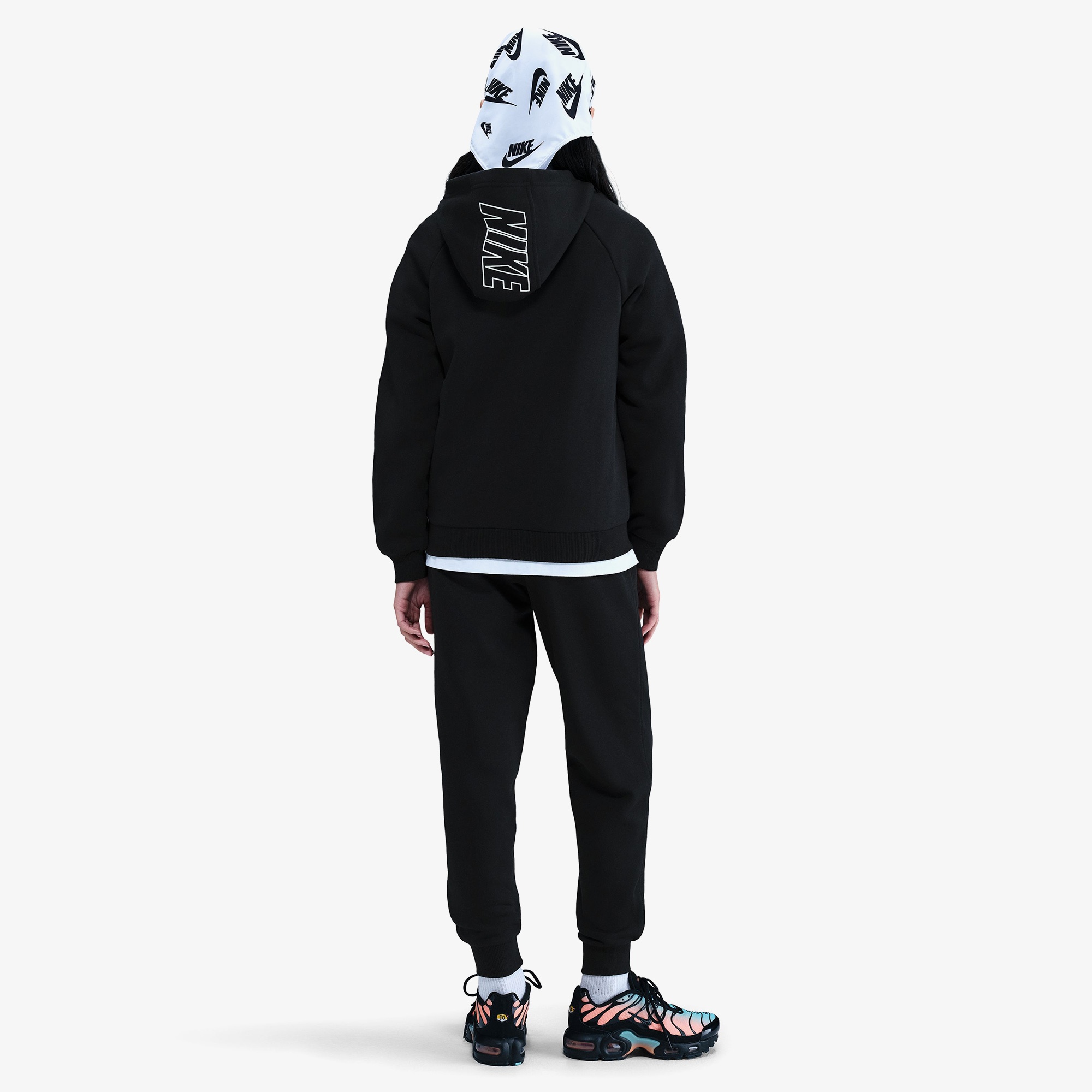 Nike Sportswear Club Fleece Çocuk Siyah Eşofman Takımı