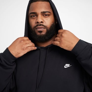  Nike Club Fleece Erkek Siyah Hoodie