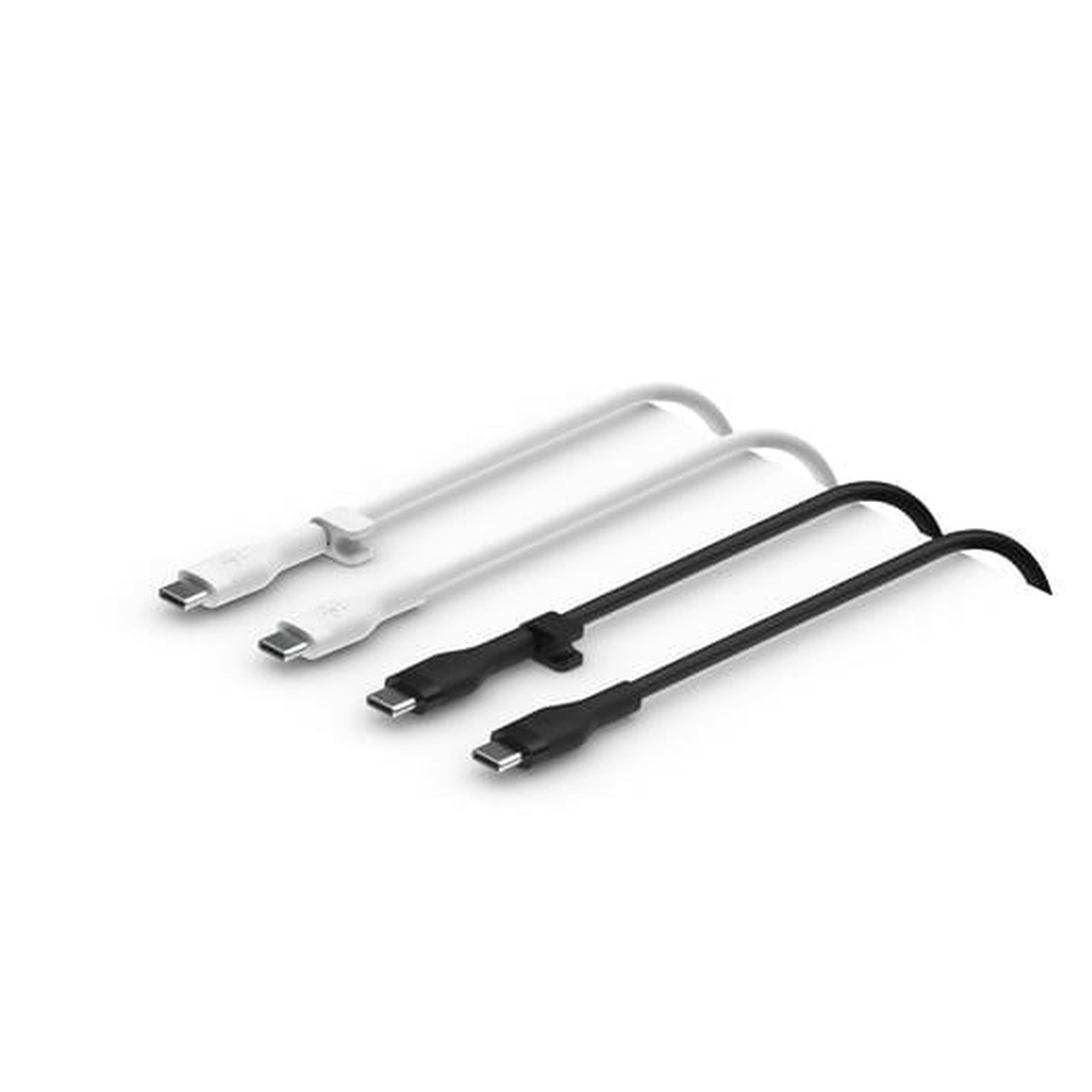 Belkin CAB009BT1MBW2PK Type C-C Silikon Kablo 1 Metre 2'li Paket - Beyaz