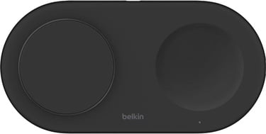  Belkin BoostCharge Pro 2'si 1 arada Kablosuz Şarj İstasyonu - ‎WIZ021vfBK