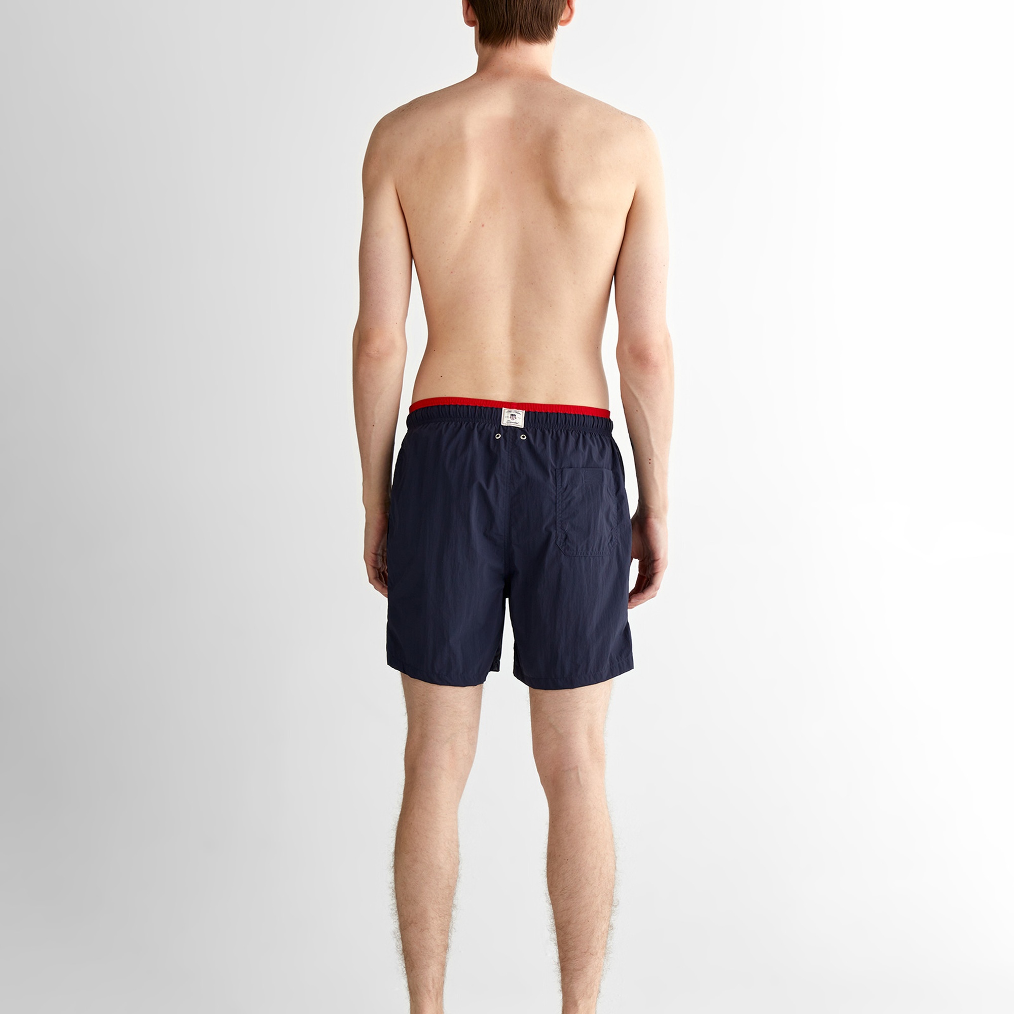 GANT Erkek Lacivert Regular Fit Logolu Mayo Şort