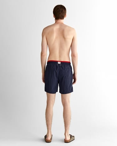  GANT Erkek Lacivert Regular Fit Logolu Mayo Şort