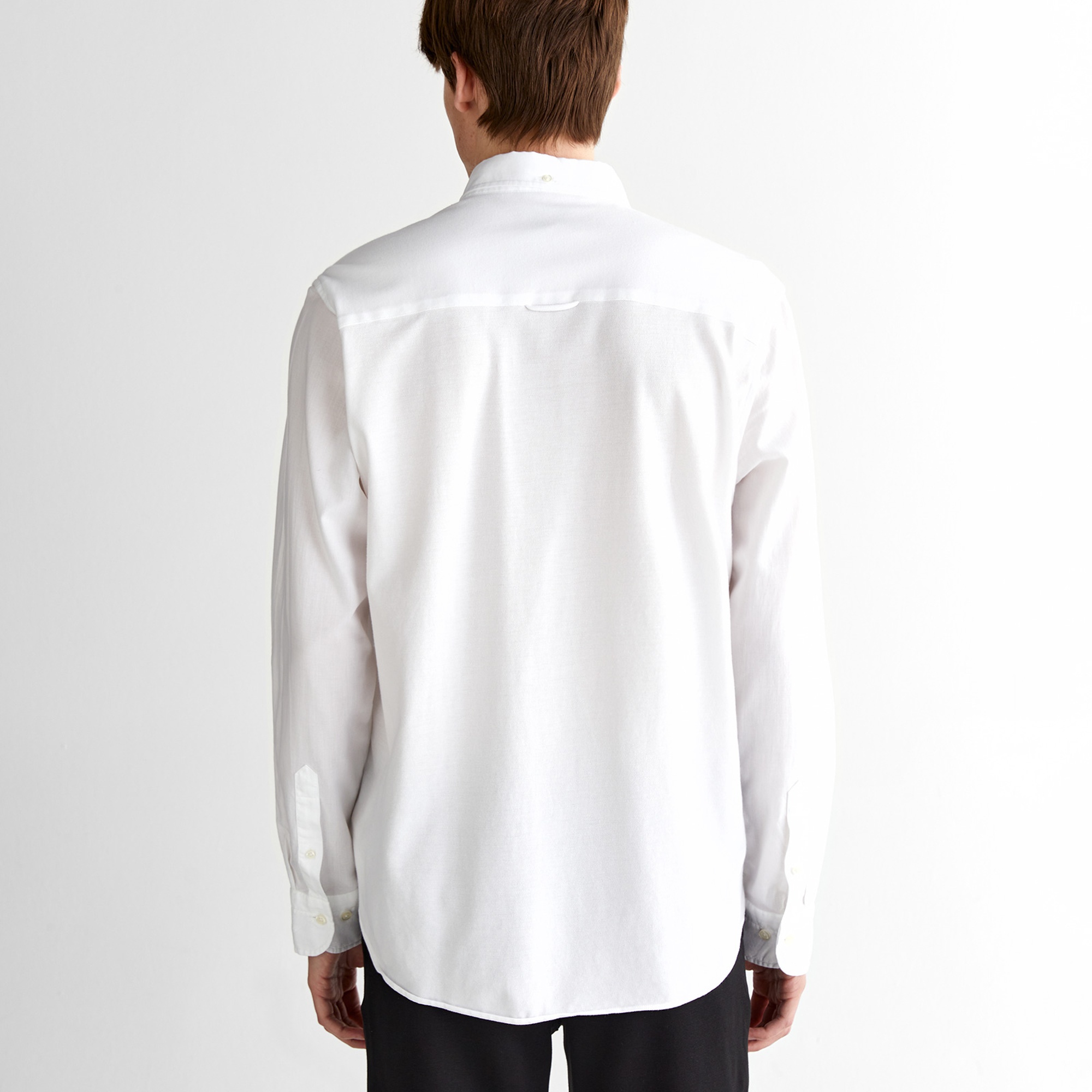 GANT Erkek Beyaz Düğmeli Yaka Gömlek