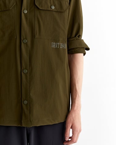  GANT Erkek Yeşil Relaxed Fit Klasik Yaka Gömlek