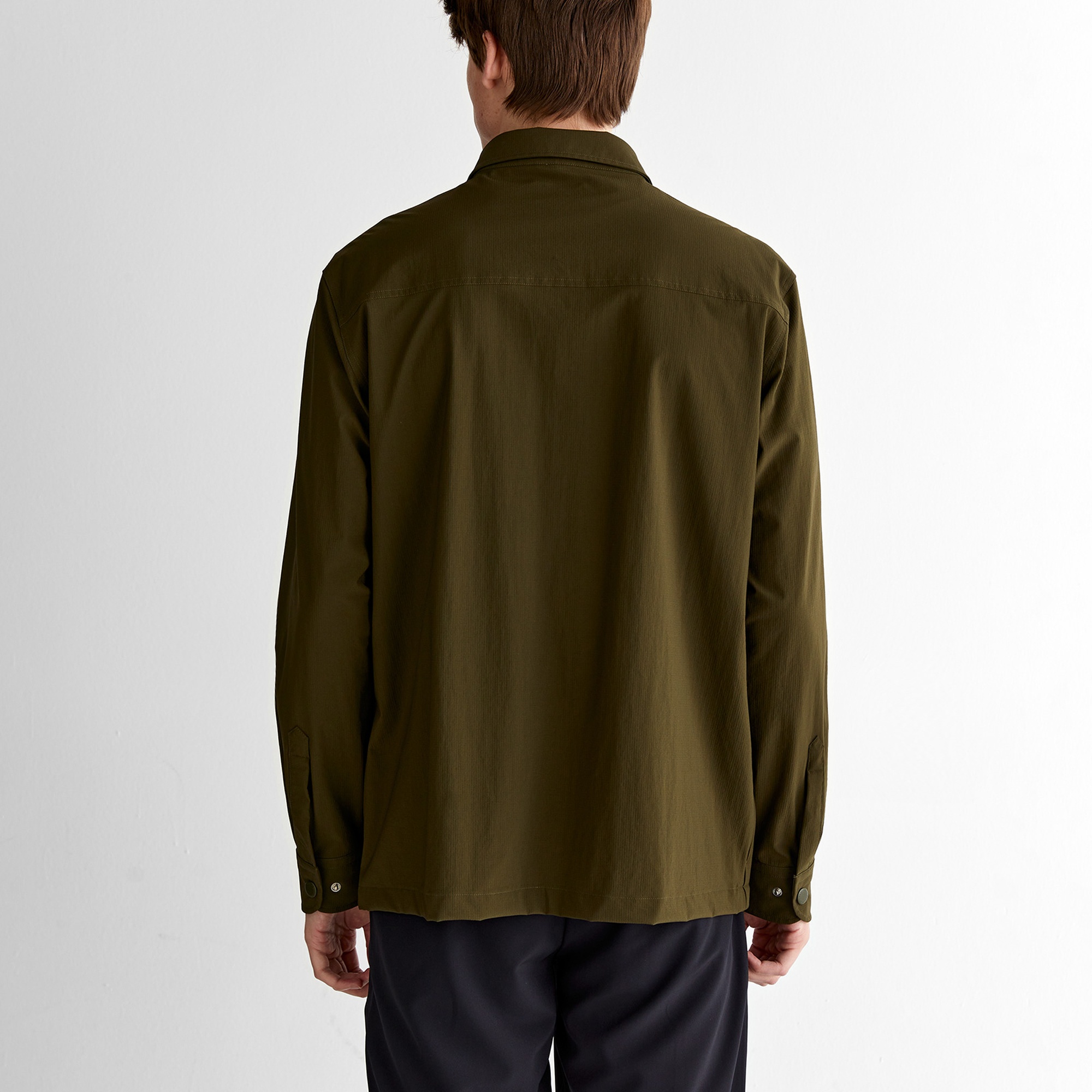 GANT Erkek Yeşil Relaxed Fit Klasik Yaka Gömlek