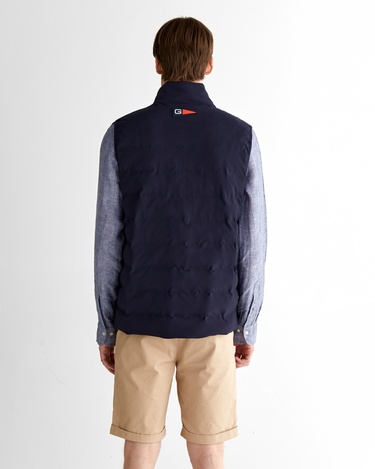  GANT Erkek Lacivert Regular Fit Dik Yaka Logolu Yelek