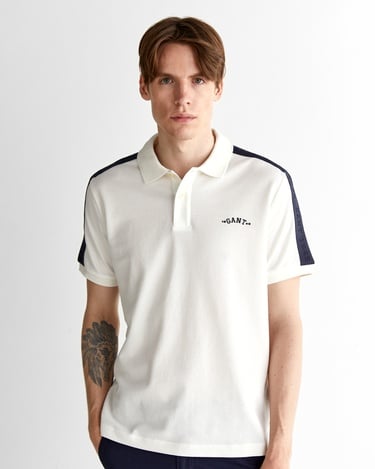  GANT Erkek Krem Regular Fit Logolu Polo