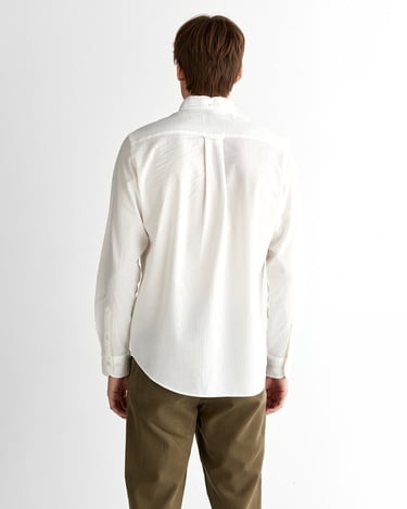  GANT Erkek Krem Regular Fit Düğmeli Yaka Gömlek