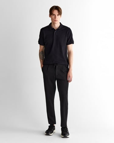  GANT Erkek Siyah Regular Fit Logolu Polo