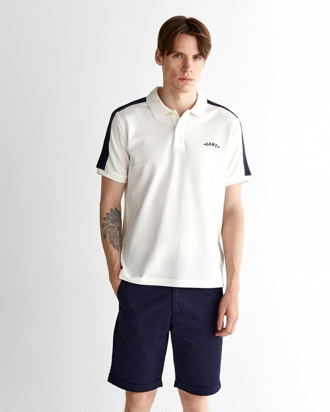  GANT Erkek Krem Regular Fit Logolu Polo