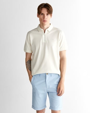  GANT Erkek Krem Regular Fit Logolu Polo