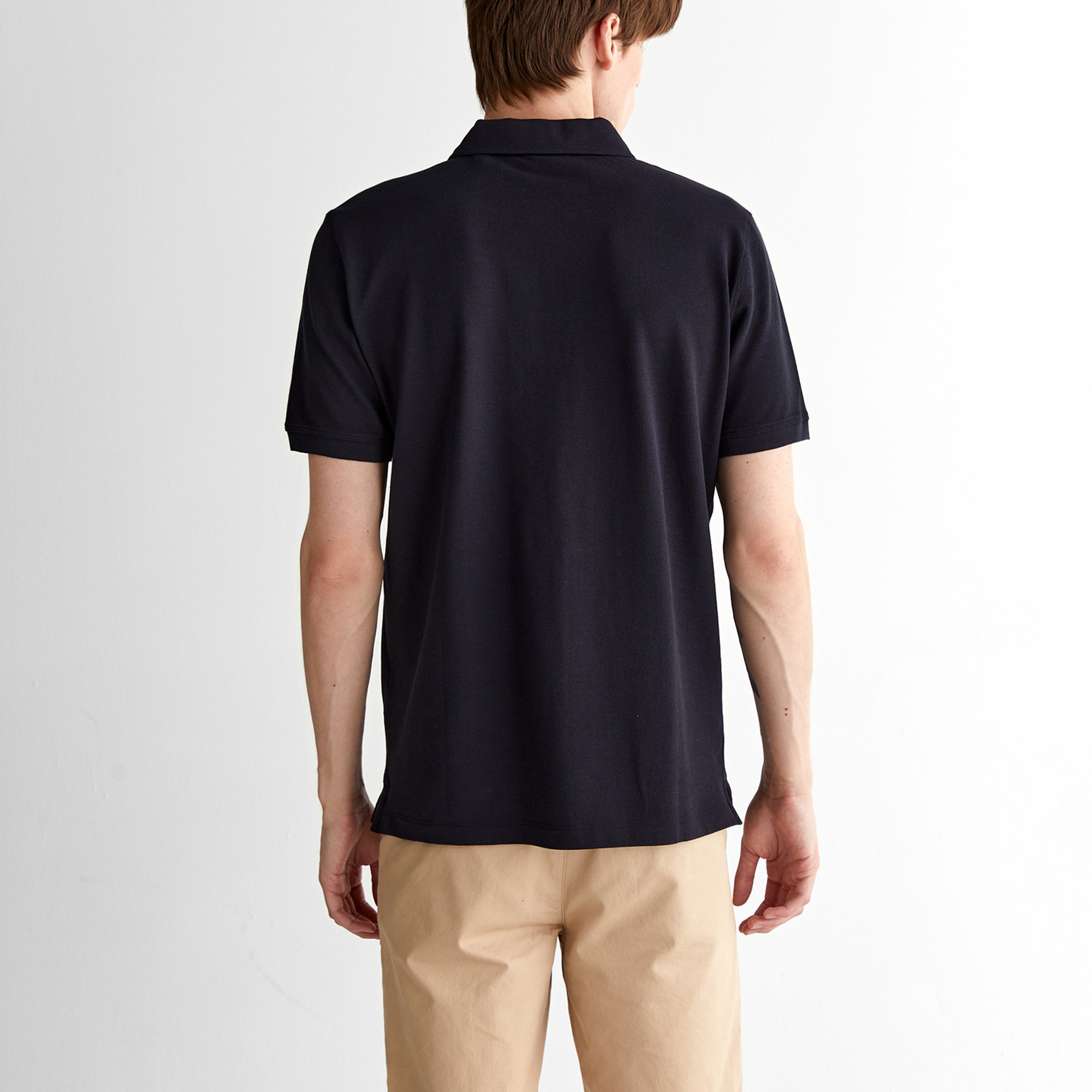 GANT Erkek Siyah Regular Fit Logolu Polo