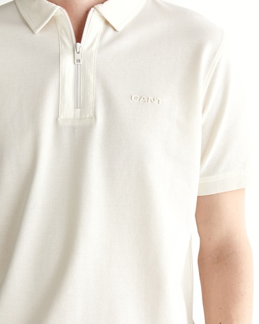  GANT Erkek Krem Regular Fit Logolu Polo