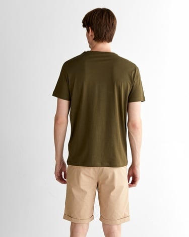  GANT Erkek Yeşil Regular Fit Bisiklet Yaka T-Shirt