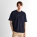 GANT Erkek Lacivert Relaxed Fit Bisiklet Yaka Logolu T-Shirt