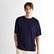 GANT Erkek Lacivert Relaxed Fit Bisiklet Yaka Logolu T-Shirt