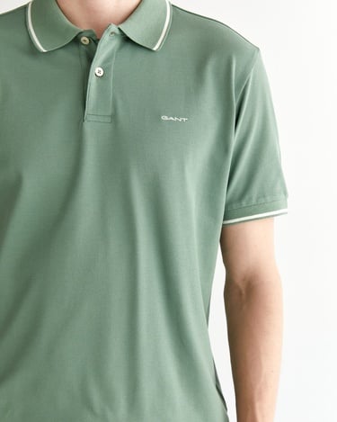  GANT Erkek Yeşil Regular Fit Polo